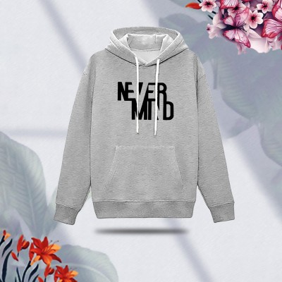 Premium Comfortable (Never Mind-Gray) Ladies winter hoodie